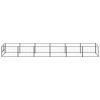 Dog Kennel Black 64.6 ft² Steel