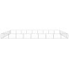 Dog Kennel Silver 678.1 ft² Steel