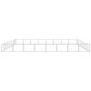Dog Kennel Silver 688.9 ft² Steel