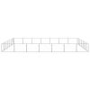 Dog Kennel Silver 527.4 ft² Steel