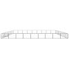 Dog Kennel Black 968.8 ft² Steel