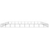 Dog Kennel Black 968.8 ft² Steel