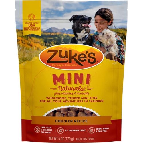 Zukes Mini Naturals Dog Treat  Roasted Chicken Recipe